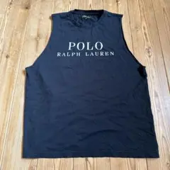 POLO RALPH LAUREN ブラック ノースリーブ LL タンクトップ