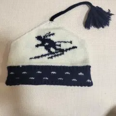 90s POLO SKI ポロスキー　ボンボン　ニット帽