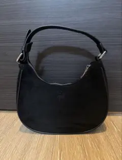 那須ファームヴィレッジ　紗栄子さん　スエード バッグ