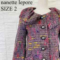 nanette lepore ナネットレポー ショートコート ツイード