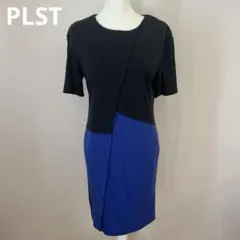 新品タグ付　プラステ　PLST ブロックカラー　ひざ丈ワンピース　セオリー