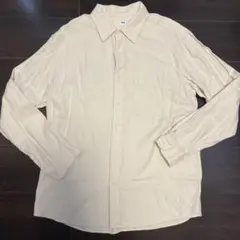 白シャツ　コットンシャツ