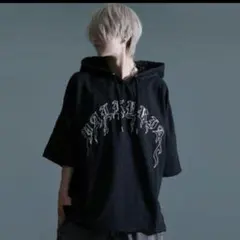 シヴァーライズ　ツノつきパーカー　半袖　ブラック　※最終値下げ