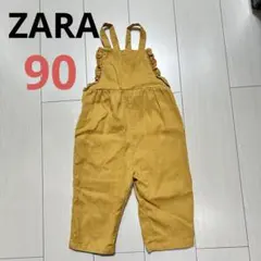 ZARA ザラ サロペット オーバーオール 黄色 90