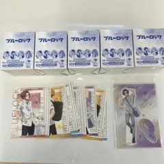 新品未開封ブルーロック 秋雨 缶バッジ Vol.1 5箱 ＆ 御影玲王 アクスタ