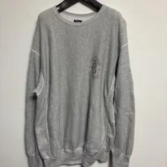 CALEE 40s トンプキン編み クルーネックスウェット XL 灰 アメカジのサムネイル