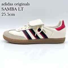 【美品】アディダス サンバ LT クラウドホワイト レッド レザー ガムソール