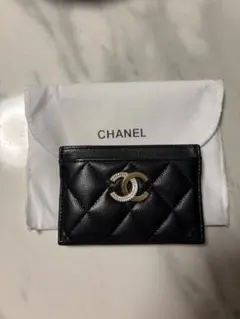 大丸で購入 CHANEL キャビアスキン カードケース フラグメントケース 