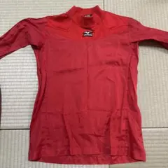 Mizuno 長袖ウェア 140 レッド　ピステ