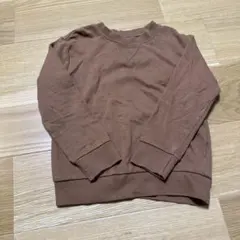ブラウン 長袖 トレーナー　120