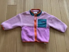 【美品】パタゴニア　ベビーフリースジャケット　12-18M 80cm ピンク