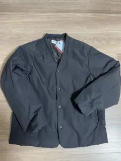 購入価8690円 アオヤマ　ノーカラージャケット　ダウン　カーディガン　タイオン