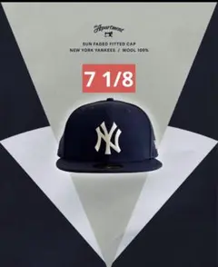 【7 1/8】"NEW ERA" SUN FADED FITTED CAP