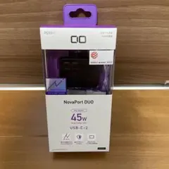 【新品未開封】CIO CIO-G45W2C-BK BLACK USB-C×2