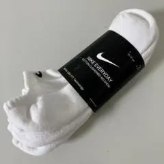 新品未使用品 Nike ナイキ ソックス クッションローソックス 3p ホワイトのサムネイル
