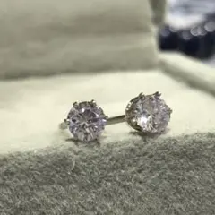 タンザナイト シルバーピアス 4ミリ　artificial