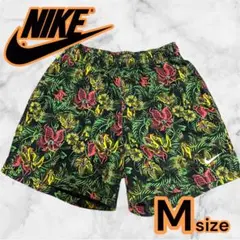 極美品 NIKE ナイキ 花柄 総柄 ハーフパンツ ショートパンツ M 水陸両用