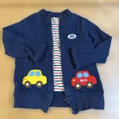 MIKI HOUSE 車刺繍 トレーナー 80