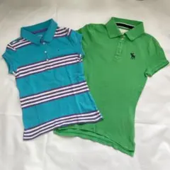 アバクロ & トミー ポロシャツ 2枚セット