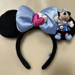 ミニーマウス カチューシャ ぬいぐるみ付き
