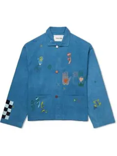 MATSUFUJI Embroidery Red Ear DenimJacket - メルカリ