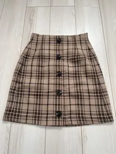 GU スカート　チェック