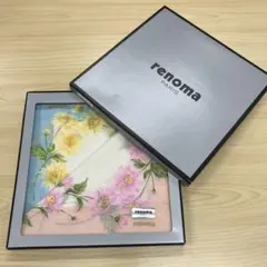 renoma 花柄ハンカチ ２枚セット