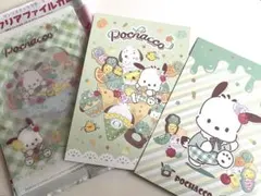 サンリオキャラクターズ ポチャッコ ミニクリアファイルガム ポストカード