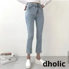 フレアデニム　7部丈　dholicのサムネイル