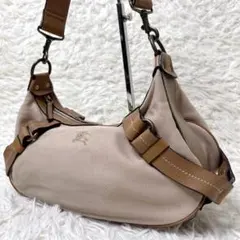 BURBERRY BLUE LABEL ワンショルダー　ホースロゴ レザー