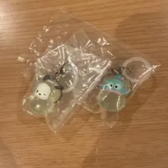 なりきりオイスター　めじるしアクセサリー　はぴだんぶい　ハンギョドン　ポチャッコ