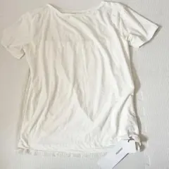 moussy マウジー 新品 Tシャツ バック レース カットソー 白 半袖のサムネイル