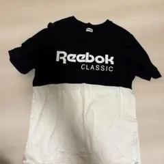 Reebok CLASSIC ロゴ Tシャツ ブラック/ホワイト