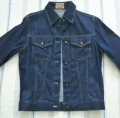 〈美品〉インディゴブルー デニムジャケット Gジャン M 春