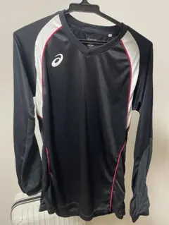 asics 長袖 ウォームアップウェア ブラック