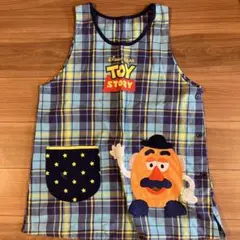 保育士　介護士　ディズニー トイ・ストーリー ポテトヘッド　エプロン