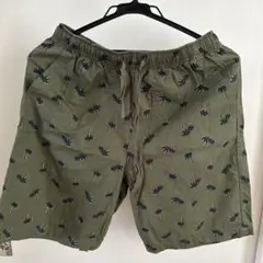 ヤシの木プリントショートパンツ　GU