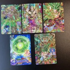 タ*コ様 ドラゴンボールヒーローズ　旧弾SECブロリー5枚まとめ売り