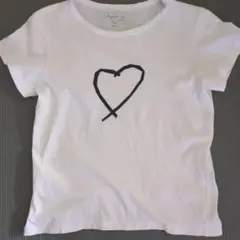 アニエスベー ハートプリント Tシャツ T2