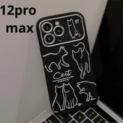 iPhone用ケース　カバー　猫　12pro max