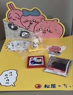 松屋×ちいかわ コラボグッズセット　ラッコ　フィギュア　オリジナルスライドパズル