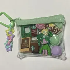 Starbucks ミニチュア入り クリアポーチ キーホルダーのサムネイル