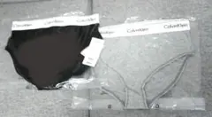 Calvin Klein ショーツ 2枚セット 黒 グレー