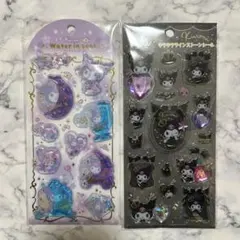 サンリオ　クロミ　ウォーターインシール　キラキララインストーンシール