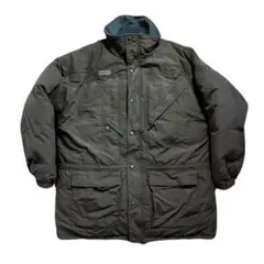 【羽毛】90s コロンビア Columbia ダウン カーキ モンスターパーカー