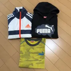 140サイズ トップス3点セット プーマ アディダス