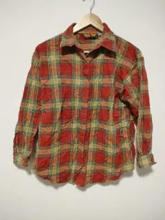 メンズ ネルシャツ チェック柄 【Mサイズ】 長袖シャツ トップス