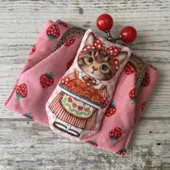 コヤンイサムチョン ケース付きがま口ポーチ リトルサンダー×レトロ