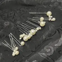 パールピン ウェディング 結婚式 ヘアアクセサリー