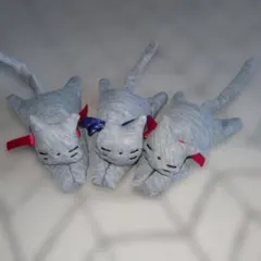 猫ちゃんクリップ ねこ洗濯バサミクリップ 猫カーテンクリップ 6匹